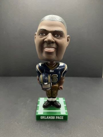 Orlando Pace St. Louis Rams Bobblehead 2002 Hardees Fotoball Promo Cover