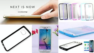 Hard Case Cover Schale für Samsung Galaxy S6 Edge Tasche Schutz Hülle + Folie - Bild 1 von 19