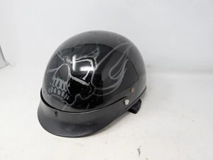 Xinyuan Black Skull Design Helmet Model Slick Size Large (d4) - Picture 1 of 12