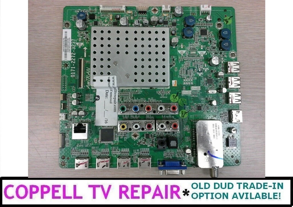 PLACA PRINCIPAL VIZIO XVT553SV 3655-0122-0395 3655-0122-0150, CRÉDITO DE $50 POR VIEJO DUD Foto 1 de 1