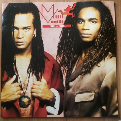 Milli Vanilli 2x2 LP Vinyl Record VG++ 12-inch Collectible Used - Image 1 of 4