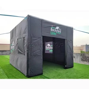 Air Tight Commercial Inflatable Golf Enclosure w/Impact Screen For Golf Training - Picture 1 of 9