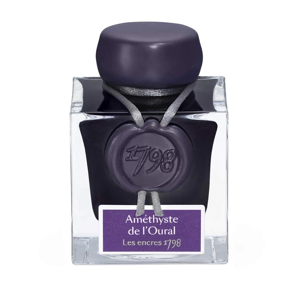 Jacques Herbin 1798 Fountain Pen Bottled Ink 50ml AMETHYSTE De L'oural