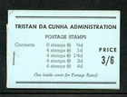 Tristan Da Cunha 1957 QEII 3s6d black on blue complete booklet MNH. SG SB1b.