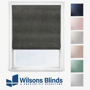 Roman Blind - Thermal Blackout Lining - Made To Measure - Luxury Chenille Fabric - Picture 1 of 32