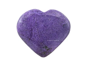 Piedra de palma corazón cristal Stichtite - Imagen 1 de 7