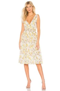 Line & Dot Fleur Kleid Gr. Small tiefer V-Ausschnitt neu mit Etikett - Bild 1 von 8