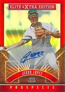 Panini Elite Extra Edition 2015 - Autógrafos de Jesús López #150 Prospects (AU, RC) - Imagen 1 de 2