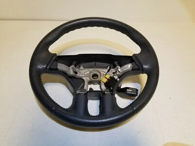 Volante 09 10 11 12 MITSUBISHI ECLIPSE COURO PRETO FABRICANTE DE EQUIPAMENTO ORIGINAL 51K milhas - Imagem 1 de 4