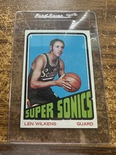 1972-73 TOPPS #81 LEN WILKENS SEATTLE SUPERSONICS EX+ Vintage Basketball Card
