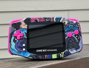 Unique Pug Dog Theme Custom Gameboy Advance Gaming Console IPS V2 Screen & USB C - Bild 1 von 10