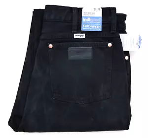 WRANGLER Indigood Wild West 603 High Rise Straight Denim Jeans Black Women's 31 - Picture 1 of 14