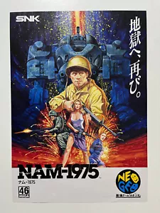 NAM-1975 SNK Neo Geo MVS Arcade Flyer Japón - Imagen 1 de 6