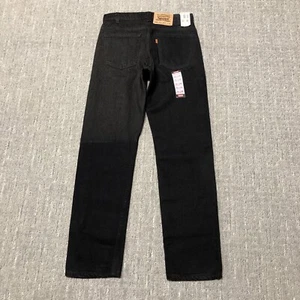 Vintage Levi’s 505 Orange Tab Jeans Men’s Size 31x30 Black Deadstock NWT 90s USA - Picture 1 of 13