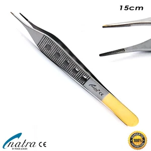 Adson TC tissue forceps 6'' Serrated Surgical 15 cm anatomic Tweeze - Picture 1 of 4