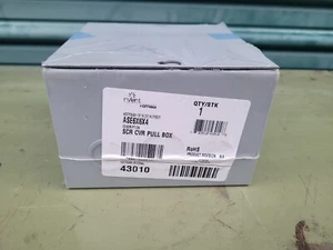 nvent Hoffman ASE6x6x4 SCR CVR Pull Box J-Box N1 43010 New Junction Box 6x6x4 - Picture 1 of 5