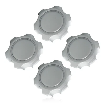 4x Silver Wheel Center Hub Covers for 1995-2001 Toyota Tacoma 6 lugs 15" Rims - Image 1 of 4