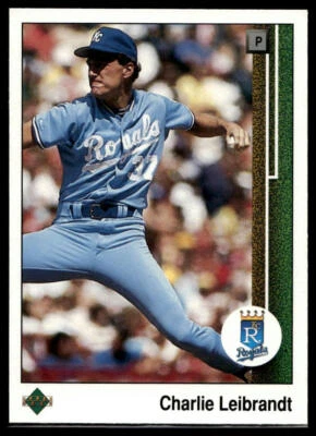 1989 Upper Deck #637 Charlie Leibrandt - Image 1 of 2