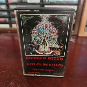 BLESSED DEATH / KILL OR BE KILLED - Cassette Tape 1985 Heavy Metal Rare - Picture 1 of 4