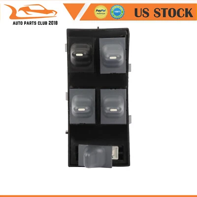 High Quality Window Switch Fits 1996-05 Pontiac Grand Am 4 Door Sedan Left New - Image 1 of 4