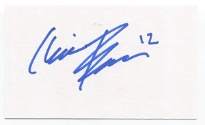 Chris Brown Signed 3x5 Index Card Autographed Team USA Hockey - Picture 1 of 2