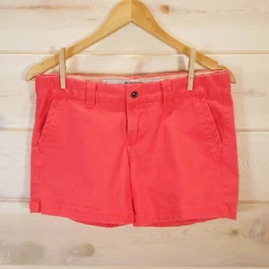 Burton Women's Size 26 Chino Shorts Coral Orange w/ Pockets - Picture 1 of 5