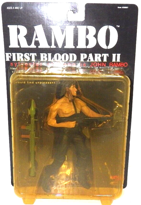 N2Toys 2001 RAMBO First Blood Pt II Sylvester Stallone Rambo do Japão Raro Novo - Imagem 1 de 4