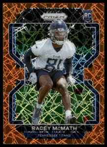 2021 Panini Prizm #409 Racey McMath Lazer Tennessee Titans - Picture 1 of 2