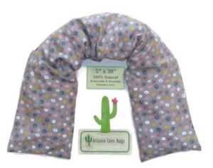 X-Long CORN Heating Bag w/WASHABLE Cover-Great for Neck & Shoulders-100% Natural - Picture 1 of 6