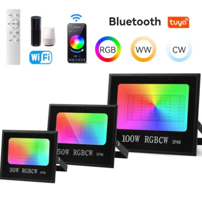 Smart LED Flood Light Landscape Spotlight For Outdoor Courtyard Exterior Wall - Image 1 of 4