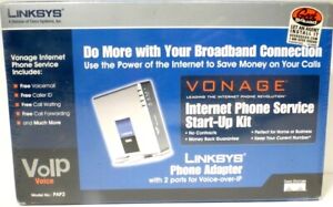 New LINKSYS / VOLP VOICE MODEL: PAP2  LINKSYS PHONE ADAPTER w/ 2 PORTS for VOICE