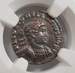 Constantius II Roman Empire BI Nummus AE3/4 NGC XF Ancient Epfig Hoard Pedigree - Picture 1 of 12