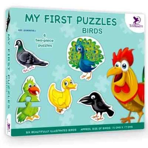 6-in-1 Educational Toys for 2 Year Old, Animal Jigsaw Puzzle + FREE SHIPPING - Picture 1 of 3