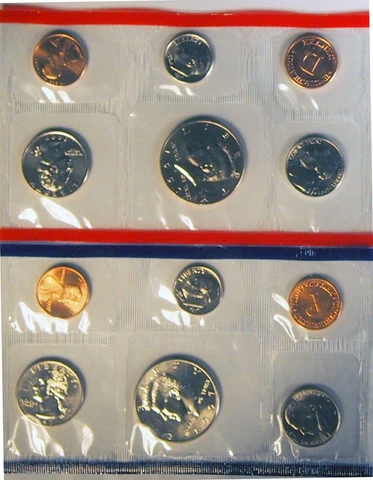 1997 Mint Set - All Original 10 Coin U.S. Mint Uncirculated Set Cover