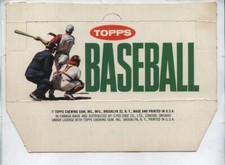 1964 Topps / O-Pee-Chee  Baseball Wax Pack Box Advertising Panel