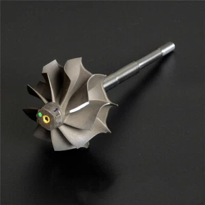 9 Blades Turbine Wheel For Garrett GT28 GT2860R GT2871R GT2876R 53.8/47.1mm   - Picture 1 of 4