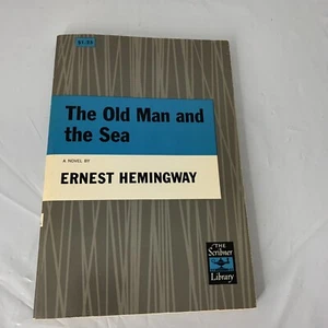 THE OLD MAN AND THE SEA by ERNEST HEMINGWAY 1952 VINTAGE SCRIBNER’S PAPERBACK - Picture 1 of 7