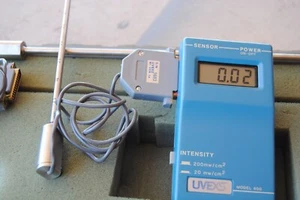 uvexs model 600 high temperature uv ultra violet power probe meter kit with case - Picture 1 of 10