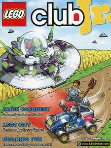 LEGO Club Jr. Magazine: July - August, 2011. Ages 5-6. 15 Pages. - Picture 1 of 2