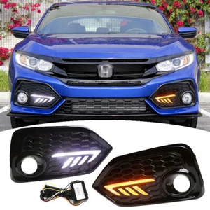 Luces antiniebla L+R para Honda Civic Hatchback 2016-2021 DRL LED luces de circulación diurna - Imagen 1 de 9