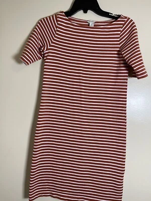 Vestido Tejido Fossil Rayas Multicolor Talla XS Camiseta Estilo Vestido Foto 1 de 4