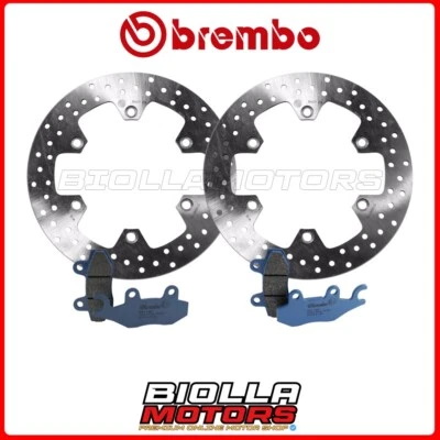 KIT PASTIGLIE + DISCHI BREMBO TRIUMPH TIGER 885 900 1997 ANTERIORE [06 - 06 - Fi Foto 1 de 4