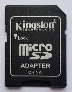Memory Card Adapter ~ SD to MicroSD / MicroSDHC / MicroSDXC ~ Kingston - Picture 1 of 2