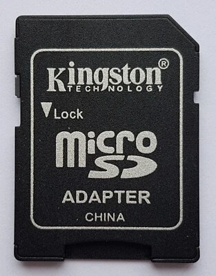 Memory Card Adapter ~ SD to MicroSD / MicroSDHC / MicroSDXC ~ Kingston - Image 1 of 2