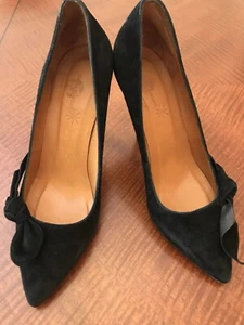 Isabel Marant Poppy Heels/Pumps, Size IT38, Black Suede, 4 Inch Heel - Picture 1 of 9