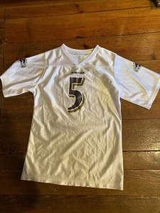 New NFL Team Apparel Baltimore Ravens Joe Flacco #5 Football Jersey Girls XL - Picture 1 of 3