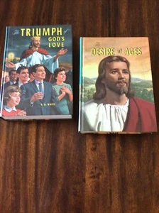 The Triumph of God's Love & Desire of Ages E G White Hardcover Vintage - Picture 1 of 4