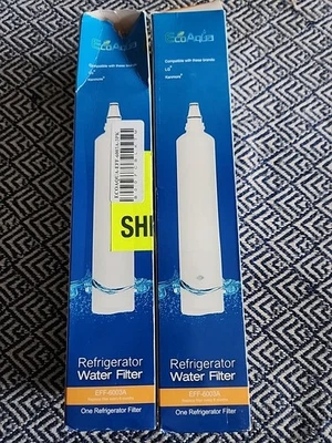 Eco Aqua EFF-6003A Refrigerator Water Filter 2 pack - Image 1 of 2