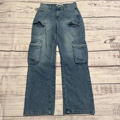 Pantalones de mezclilla cargo Altar'd State bolsillos sueltos para mujer talla 28 (29x30) Foto 1 de 4