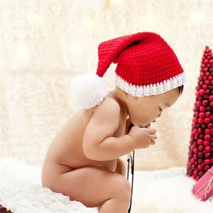  Handmade Christmas Hat Creative Photography Decoration Hat Adorable for Baby - Picture 1 of 11